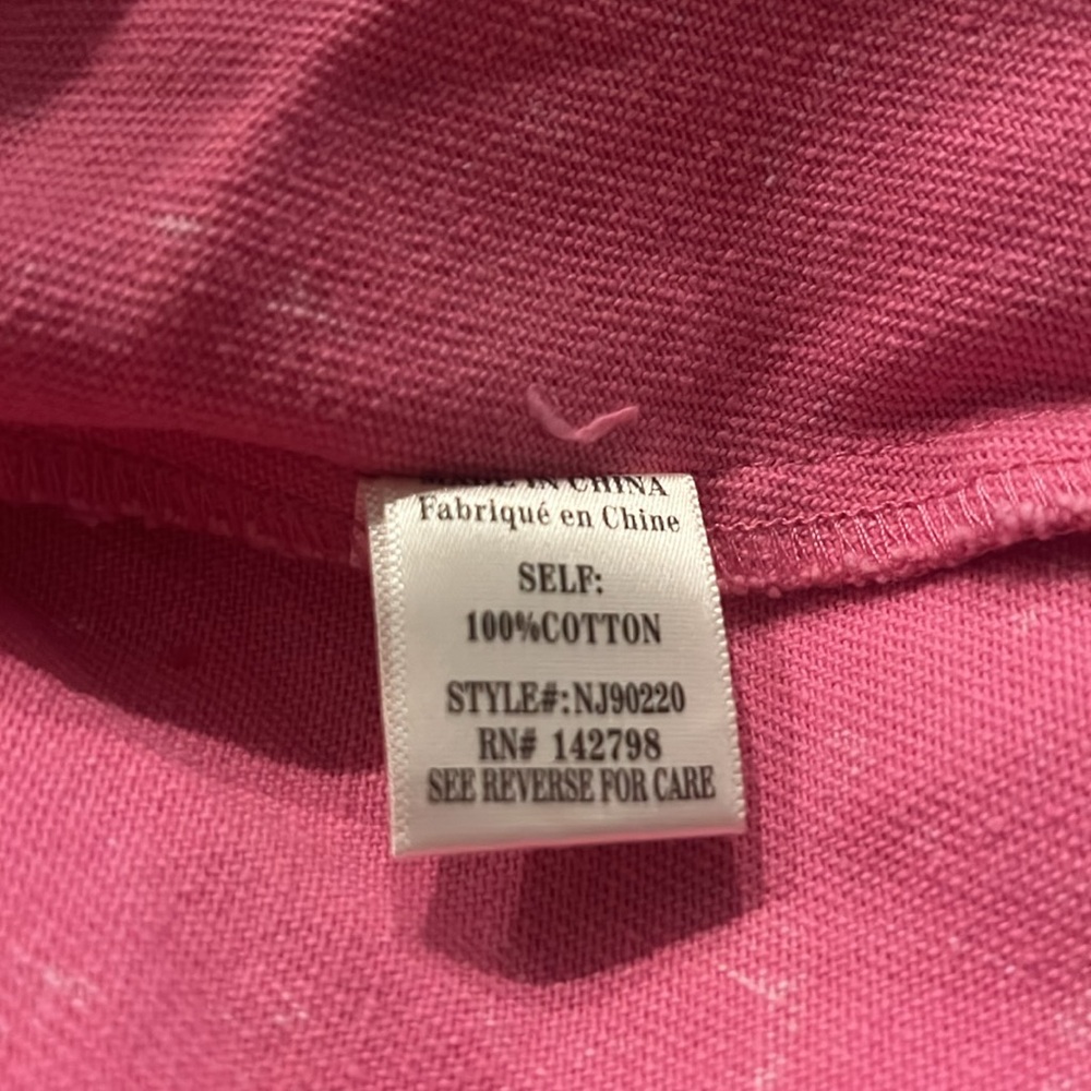 Pink Oversized Shacket Jacket Size Medium New Nwt - Picture 5 of 11